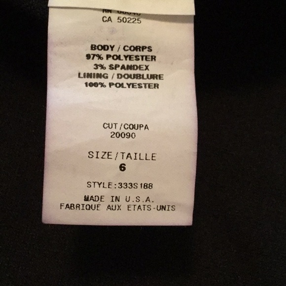 ABS Allen Schwartz Collection black knit dress - Picture 7 of 8